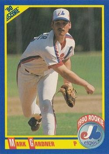 #639 Mark Gardner - Montreal Expos - 1990 Score Baseball
