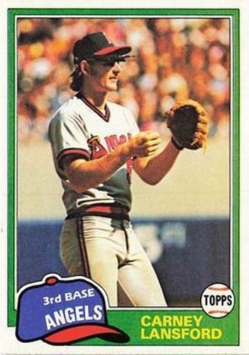 #639 Carney Lansford - California Angels - 1981 Topps Baseball