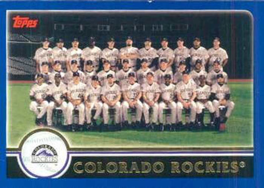 #639 Colorado Rockies - Colorado Rockies - 2003 Topps Baseball