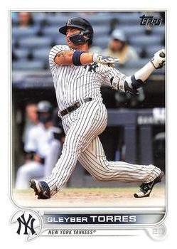 #639 Gleyber Torres - New York Yankees - 2022 Topps Baseball