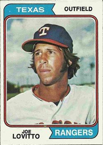 #639 Joe Lovitto - Texas Rangers - 1974 Topps Baseball