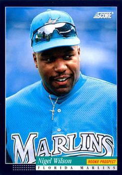 #639 Nigel Wilson - Florida Marlins -1994 Score Baseball