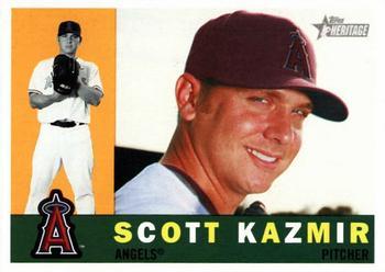 #639 Scott Kazmir - Los Angeles Angels - 2009 Topps Heritage Baseball