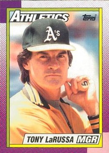 #639 Tony LaRussa - Oakland Athletics - 1990 O-Pee-Chee Baseball