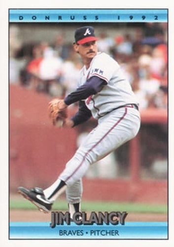 #639 Jim Clancy - Atlanta Braves - 1992 Donruss Baseball