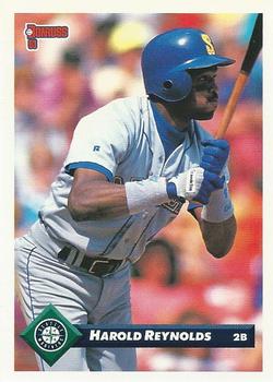 #639 Harold Reynolds - Seattle Mariners - 1993 Donruss Baseball