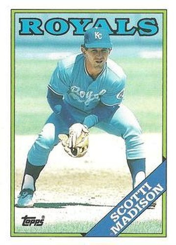 #63T Scotti Madison - Kansas City Royals - 1988 Topps Traded Baseball