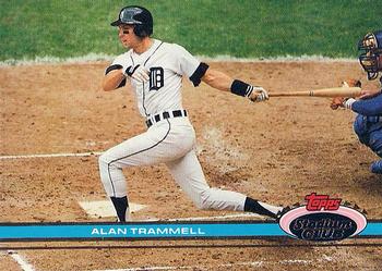 #63 Alan Trammell - Detroit Tigers - 1991 Stadium Club Baseball