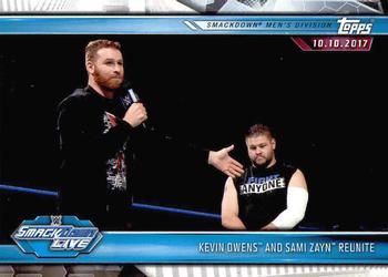 #63 Kevin Owens and Sami Zayn Reunite - 2019 Topps WWE Road to Wrestlemania Wrestling