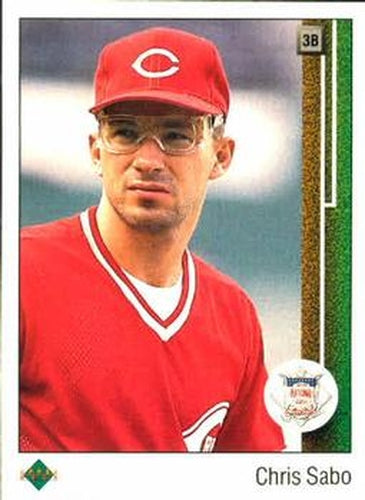 #663 Chris Sabo - Cincinnati Reds - 1989 Upper Deck Baseball
