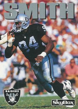 #63 Anthony Smith - Los Angeles Raiders - 1992 SkyBox Impact Football