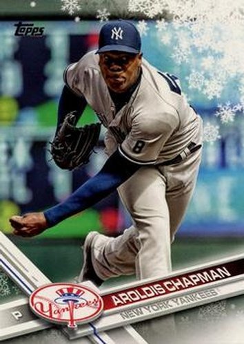 #HMW63 Aroldis Chapman - New York Yankees - 2017 Topps Holiday Baseball