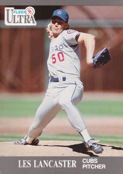 #63 Les Lancaster - Chicago Cubs - 1991 Ultra Baseball