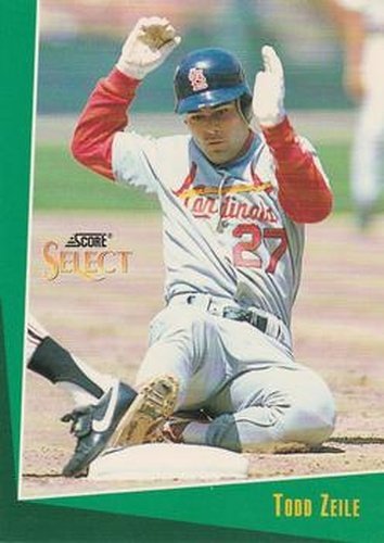 #63 Todd Zeile - St. Louis Cardinals - 1993 Select Baseball