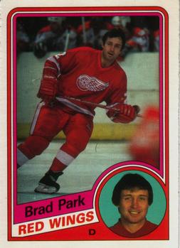 #63 Brad Park - Detroit Red Wings - 1984-85 O-Pee-Chee Hockey