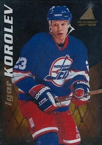 #63 Igor Korolev - Winnipeg Jets - 1995-96 Zenith Hockey