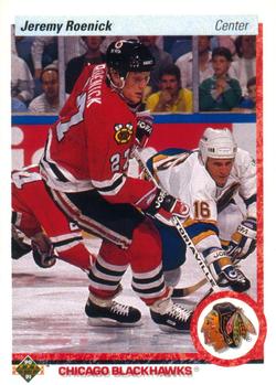 #63 Jeremy Roenick - Chicago Blackhawks - 1990-91 Upper Deck Hockey