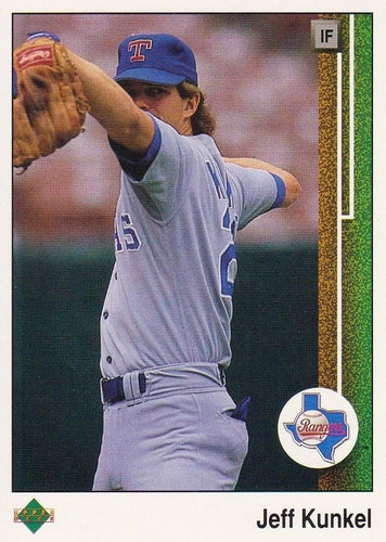 #463 Jeff Kunkel - Texas Rangers - 1989 Upper Deck Baseball