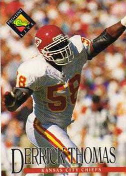 #63 Derrick Thomas - Kansas City Chiefs - 1994 Pro Line Live Football