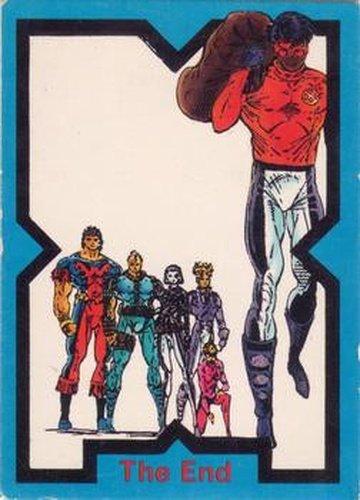 #63 TheEnd - 1991 Marvel Comic Images X-Force