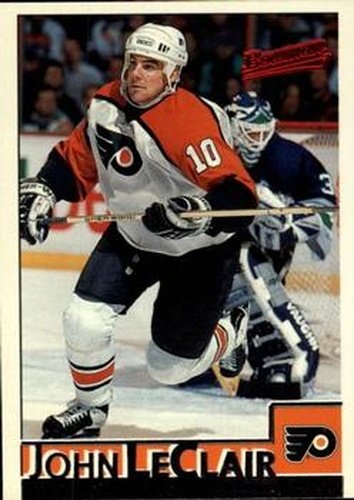 #63 John LeClair - Philadelphia Flyers - 1995-96 Bowman Hockey