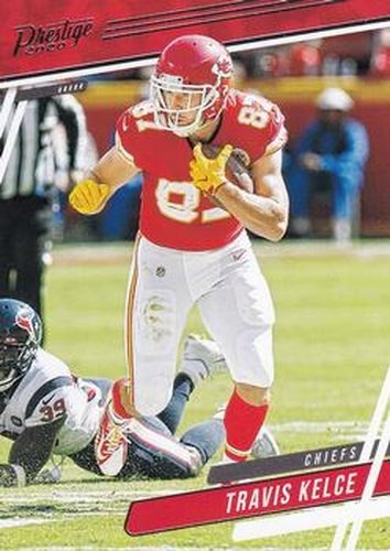 #63 Travis Kelce - Kansas City Chiefs - 2020 Panini Prestige Football