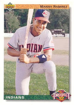 #63 Manny Ramirez - Cleveland Indians - 1992 Upper Deck Baseball