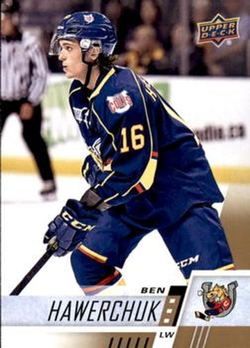 #63 Ben Hawerchuk - Barrie Colts - 2017-18 Upper Deck CHL Hockey