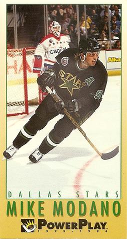 #63 Mike Modano - Dallas Stars - 1993-94 Fleer PowerPlay Hockey