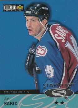 #SQ63 Joe Sakic - Colorado Avalanche - 1997-98 Collector's Choice Hockey - StarQuest