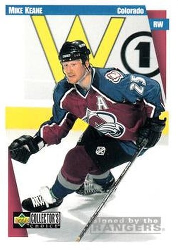 #63 Mike Keane - New York Rangers - 1997-98 Collector's Choice Hockey