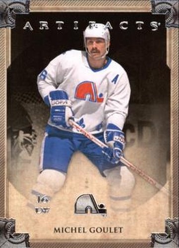 #63 Michel Goulet - Quebec Nordiques - 2013-14 Upper Deck Artifacts Hockey