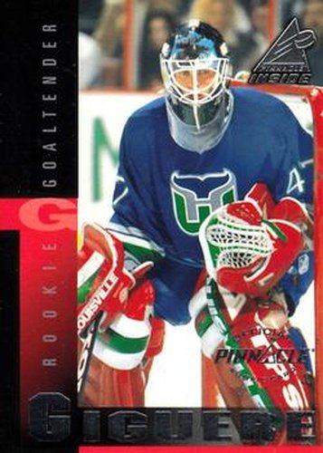 #63 Jean-Sebastien Giguere - Carolina Hurricanes - 1997-98 Pinnacle Inside Hockey