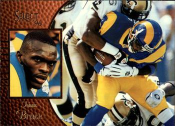 #63 Isaac Bruce - St. Louis Rams - 1996 Select Football
