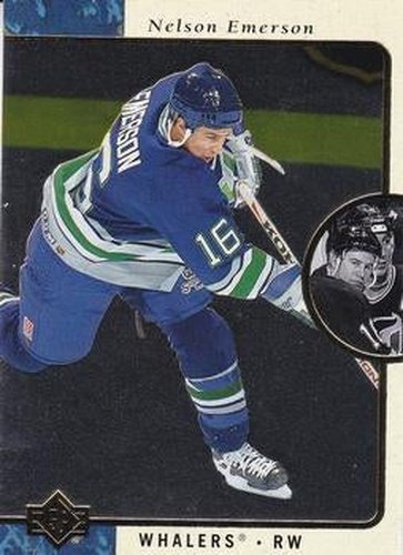 #63 Nelson Emerson - Hartford Whalers - 1995-96 SP Hockey