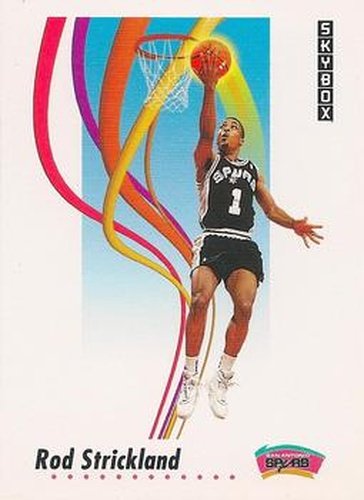 #263 Rod Strickland - San Antonio Spurs - 1991-92 SkyBox Basketball