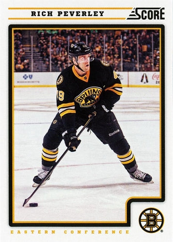 #63 Rich Peverley - Boston Bruins - 2012-13 Score Hockey