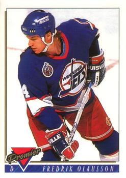 #63 Fredrik Olausson - Winnipeg Jets - 1993-94 O-Pee-Chee Premier Hockey