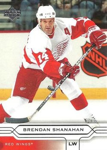 #63 Brendan Shanahan - Detroit Red Wings - 2004-05 Upper Deck Hockey