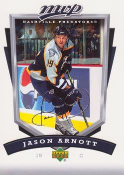 #163 Jason Arnott - Nashville Predators - 2006-07 Upper Deck MVP Hockey
