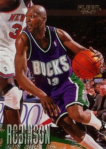 #63 Glenn Robinson - Milwaukee Bucks - 1996-97 Fleer Basketball