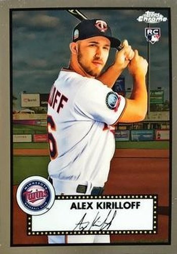 #63 Alex Kirilloff - Minnesota Twins - 2021 Topps Chrome Platinum Anniversary Baseball