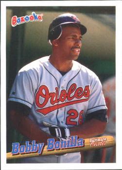 #63 Bobby Bonilla - Baltimore Orioles - 1996 Bazooka Baseball