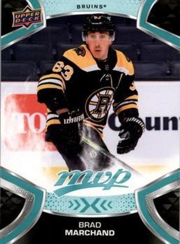#63 Brad Marchand - Boston Bruins - 2021-22 Upper Deck MVP Hockey