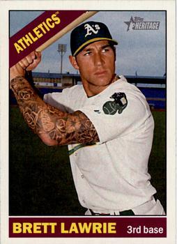 #63 Brett Lawrie - Oakland Athletics - 2015 Topps Heritage Baseball