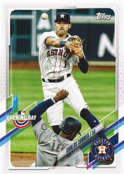 #63 Carlos Correa - Houston Astros - 2021 Topps Opening Day Baseball