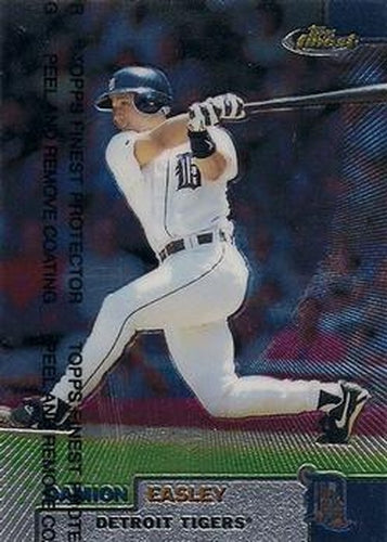 #63 Damion Easley - Detroit Tigers - 1999 Finest Baseball