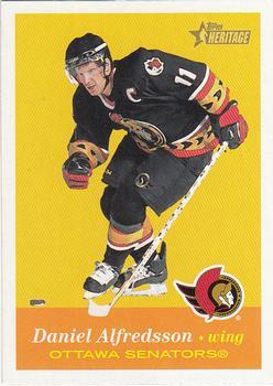 #63 Daniel Alfredsson - Ottawa Senators - 2001-02 Topps Heritage Hockey