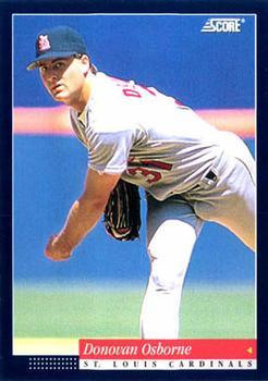 #63 Donovan Osborne - St. Louis Cardinals -1994 Score Baseball