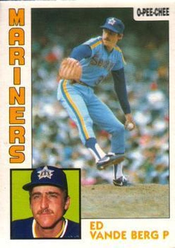 #63 Ed Vande Berg - Seattle Mariners - 1984 O-Pee-Chee Baseball
